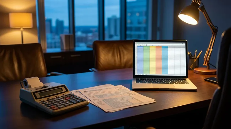 Tax forms and a calculator on a desk, Nebraska Good Life Districts